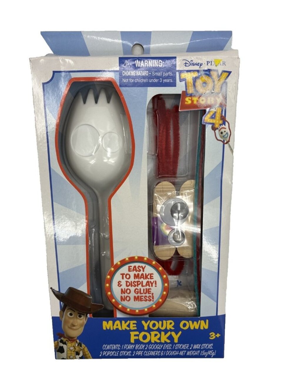 Disney Pixar Toy Story 4 Make Your Own Forky Craft Kit DIY Kids Activity Set New